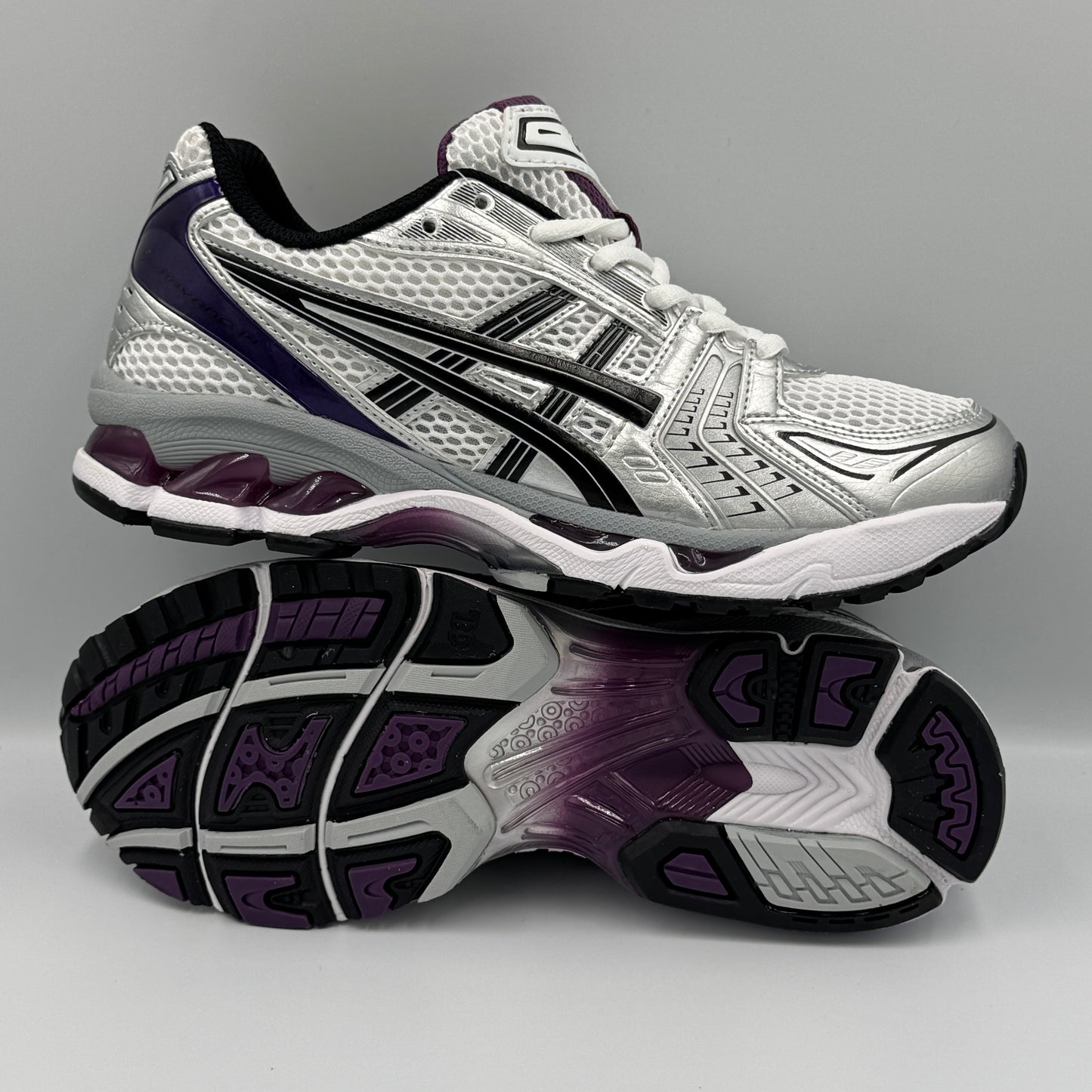 ASICS GEL KAYANO 14 WHITE/DARK GRAPE 🍇