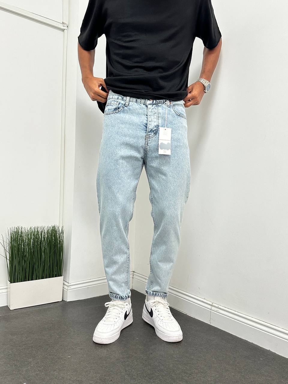 JEAN BOYFRIEND LIGHT WASHED BLUE
