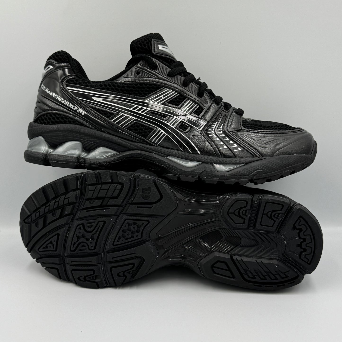 ASICS GEL KAYANO 14 BLACK SILVER