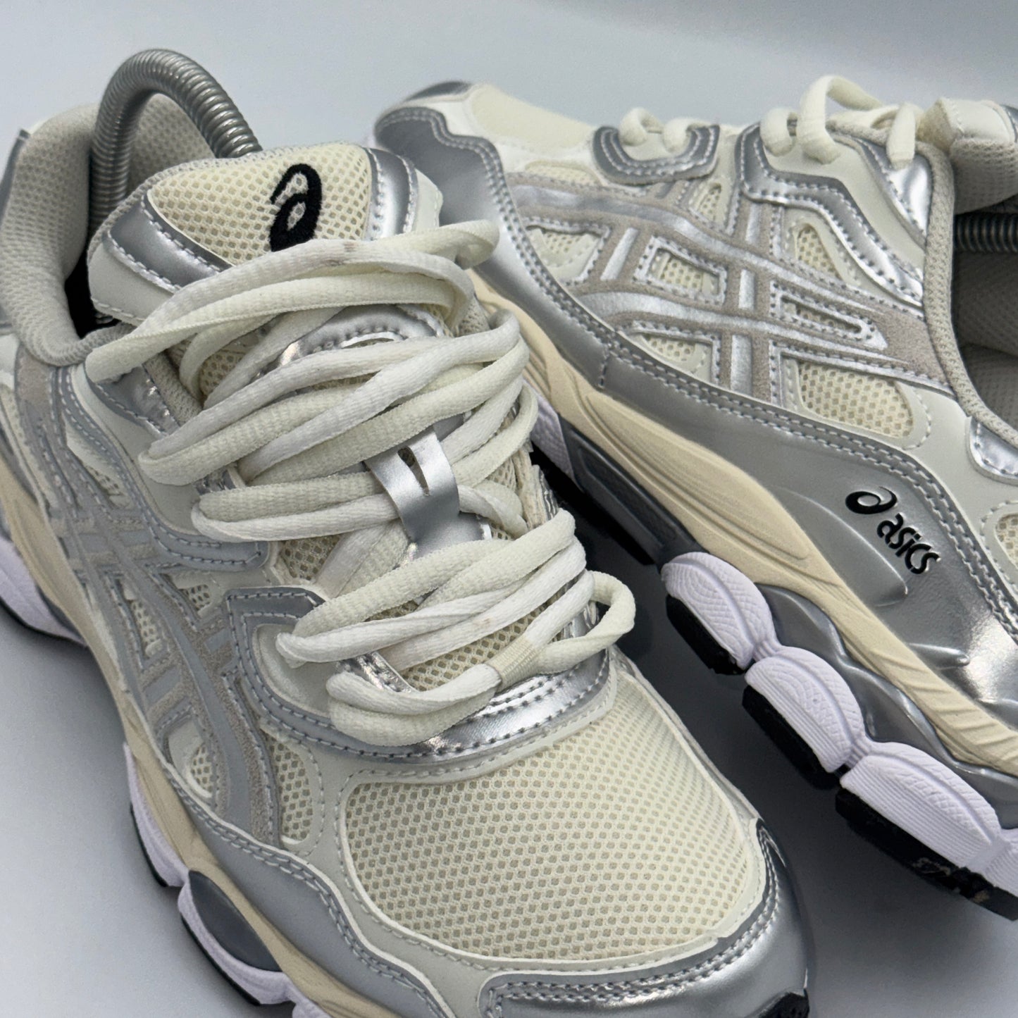 ASICS GEL NYC LIGHT GREY DOUBLE LACES