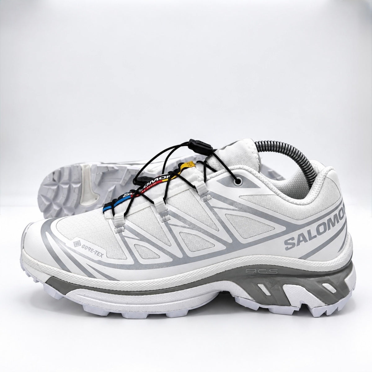 SALOMON XT-6 GORE-TEX WHITE SILVER