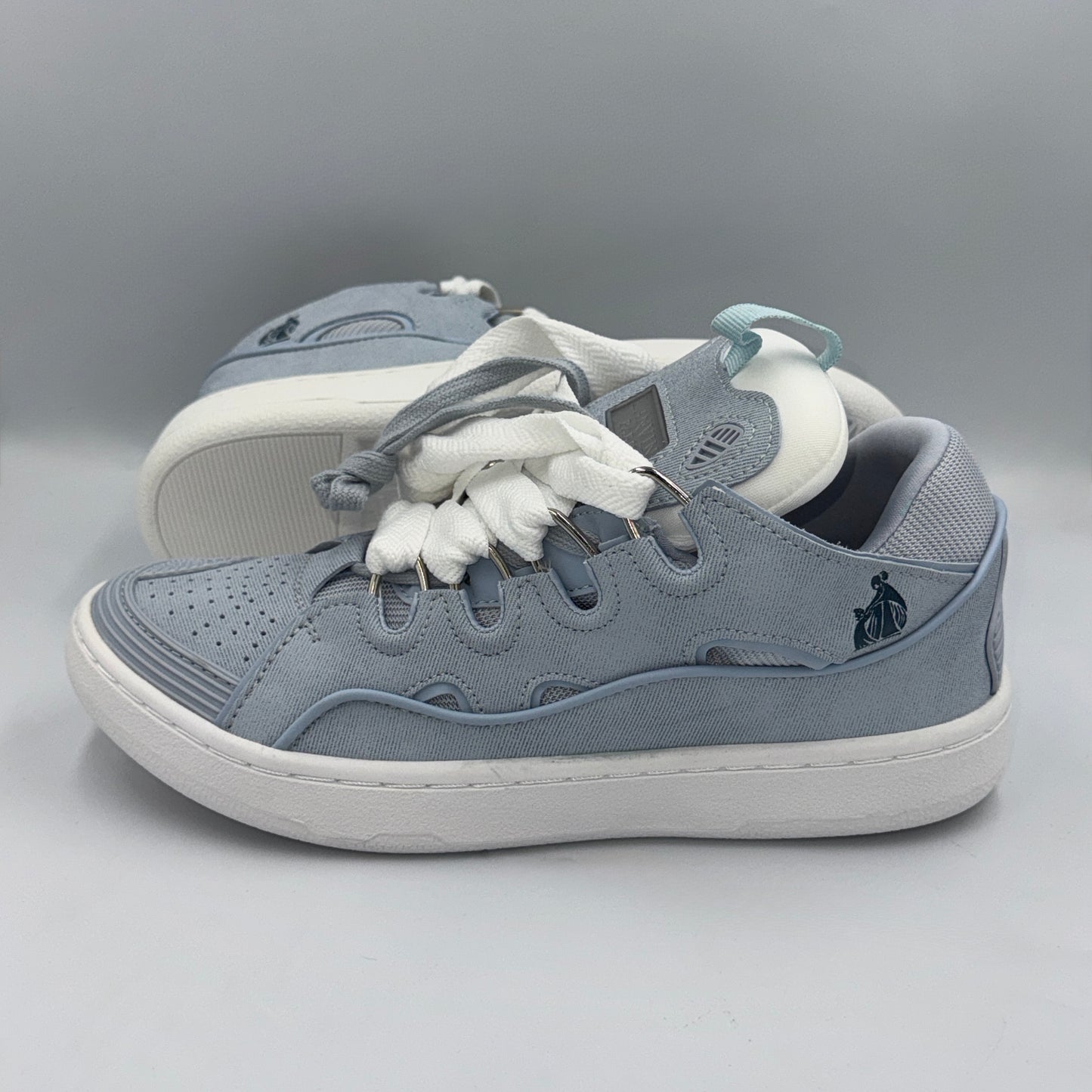 LANVIN CURB SNEAKERS BLUE