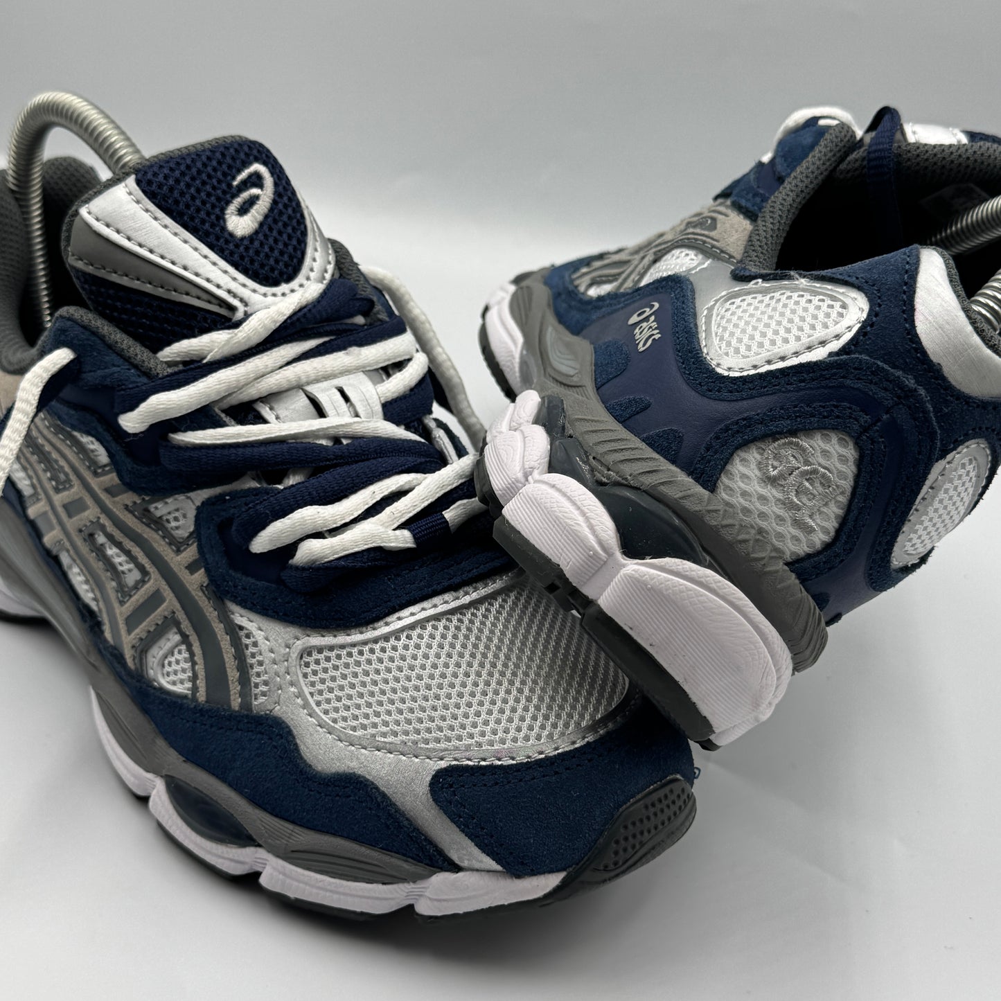 ASICS GEL NYC NAVY STEEL DOUBLE LACES