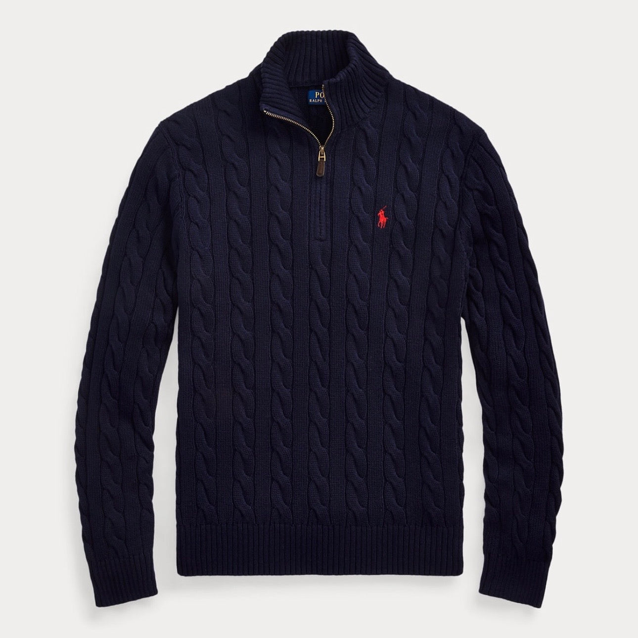 RALPH LAUREN POLO 1/4 ZIP NAVY