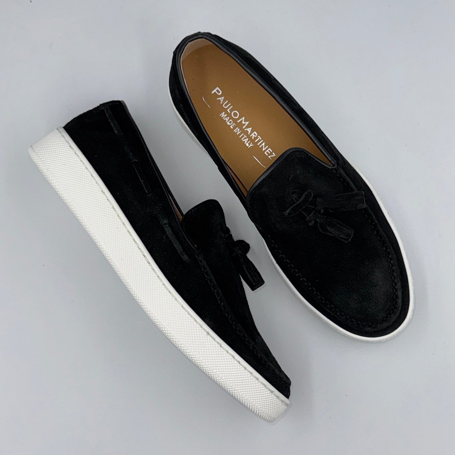 MOCASSIN PAULO MARTINEZ EN DAIM ORIGINAL ( NOIR )