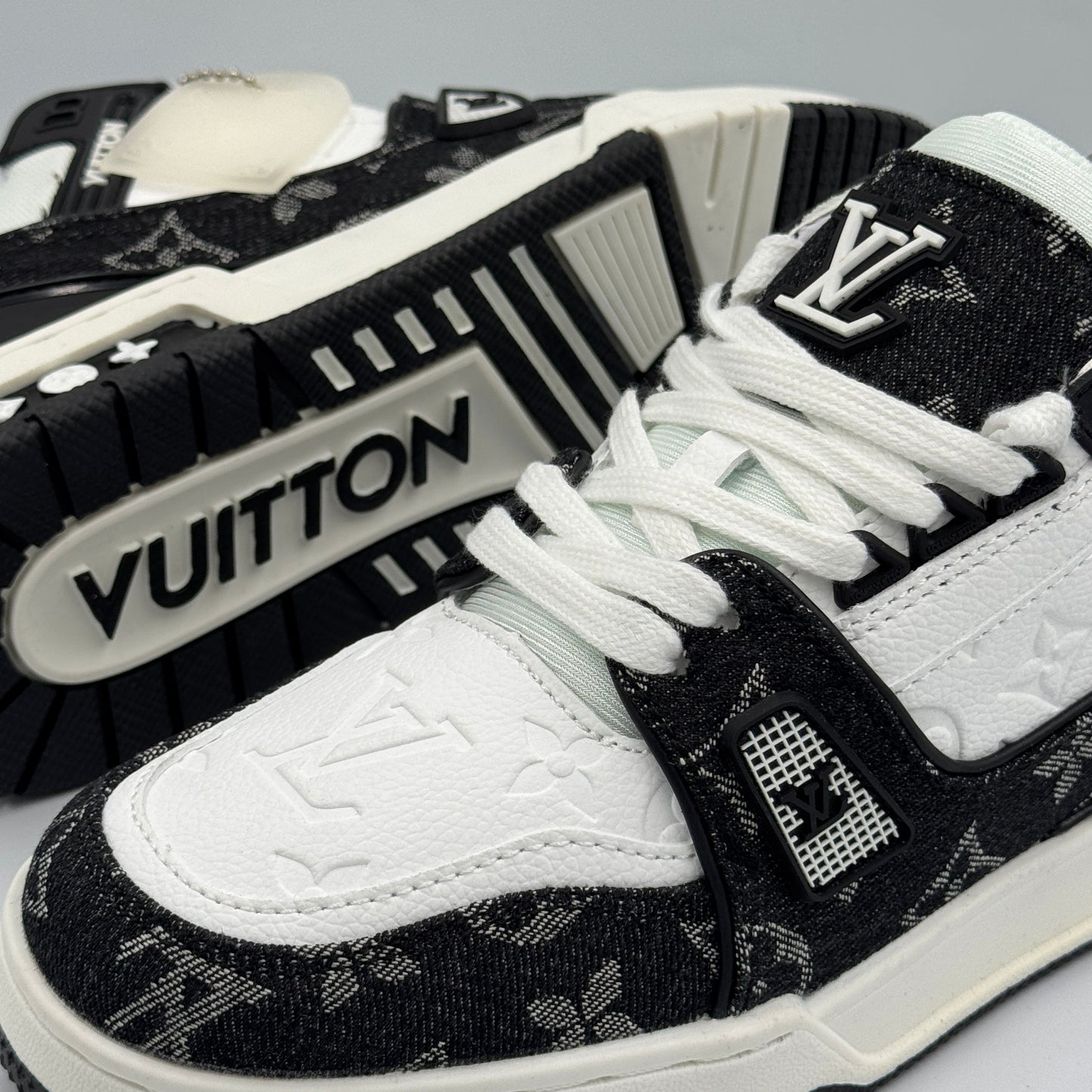 LOUIS VUITTON LV MONOGRAMME DENIM WHITE/BLACK