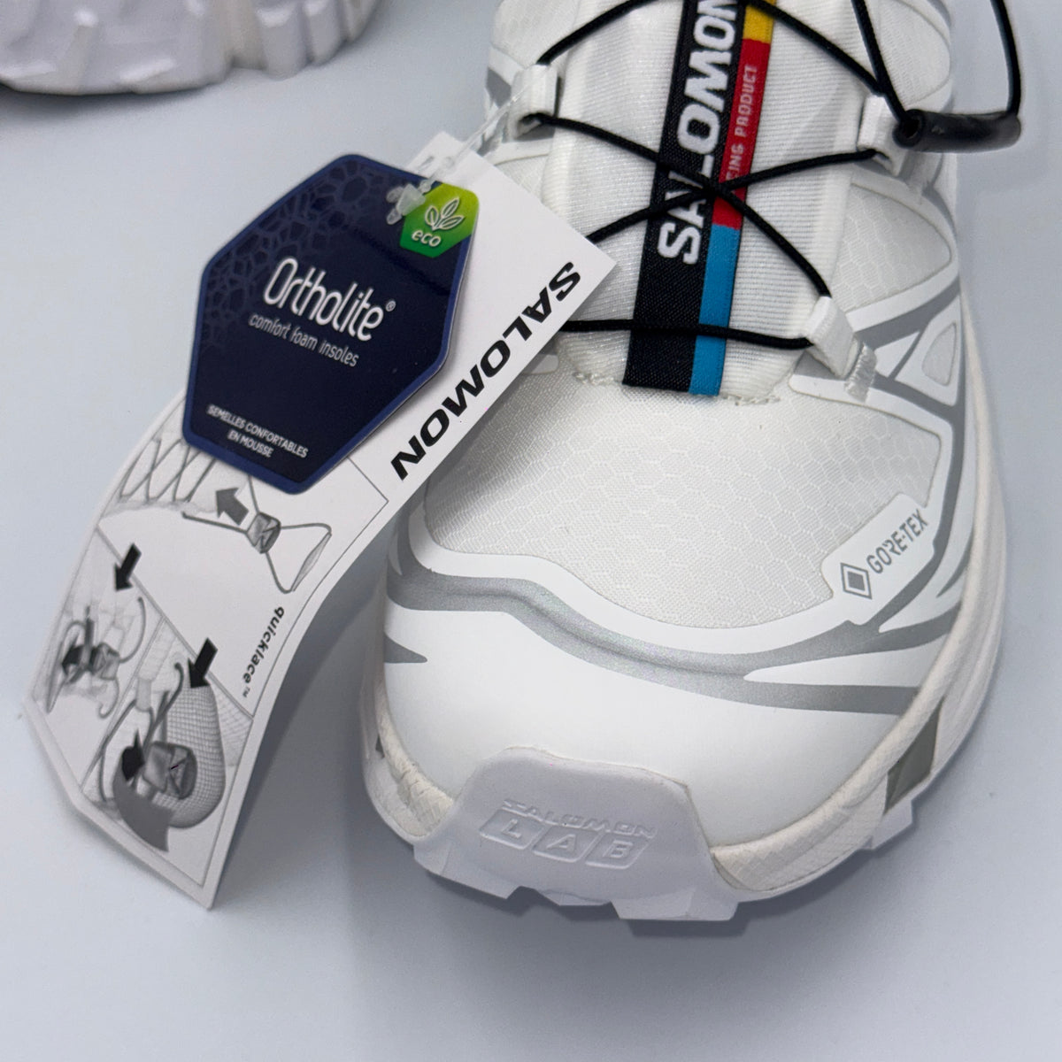 SALOMON XT-6 GORE-TEX WHITE SILVER