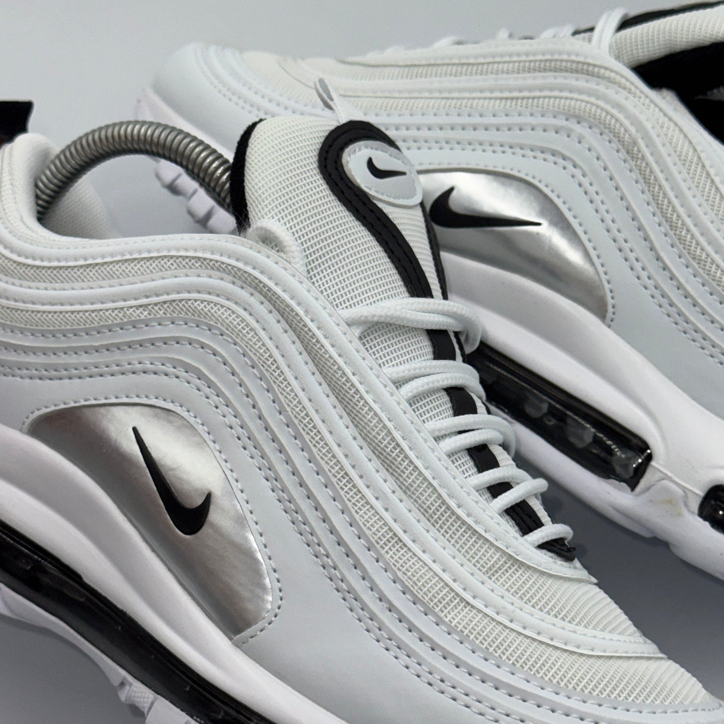 AIR MAX 97 WHITE BLACK SILVER