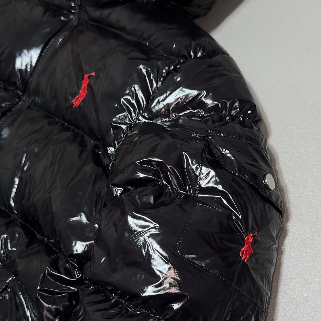 POLO RALPH LAUREN SHINY PUFFER JACKET