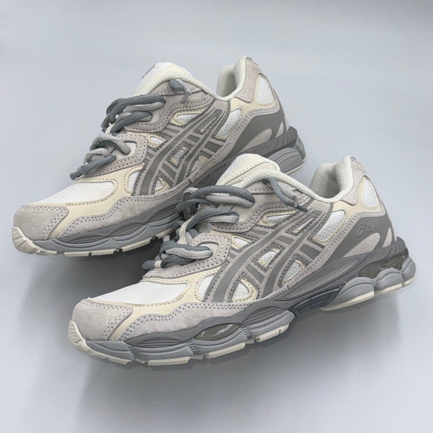 ASICS GEL NYC LIGHT GREY DOUBLE LACES