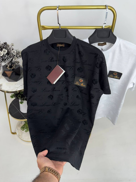 T-SHIRT LORO PIANA NOIR